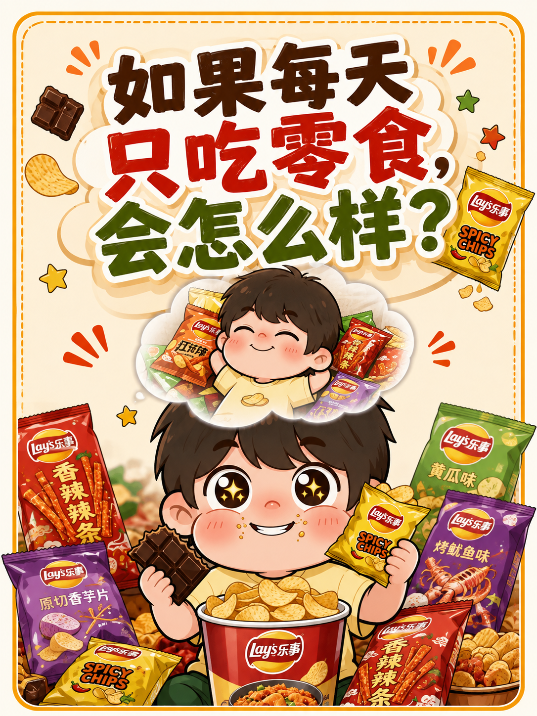 如果每天只吃零食会怎么样？