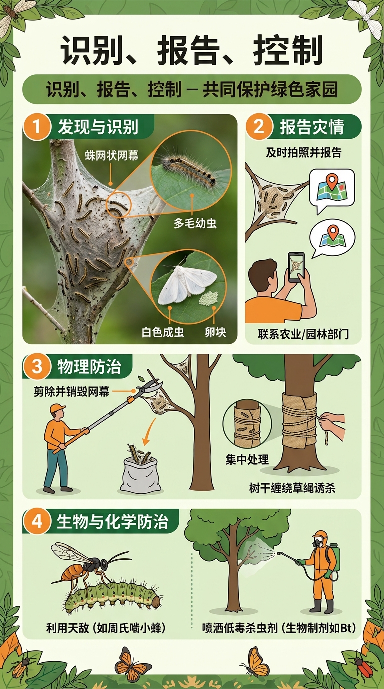 美国白蛾防治方法