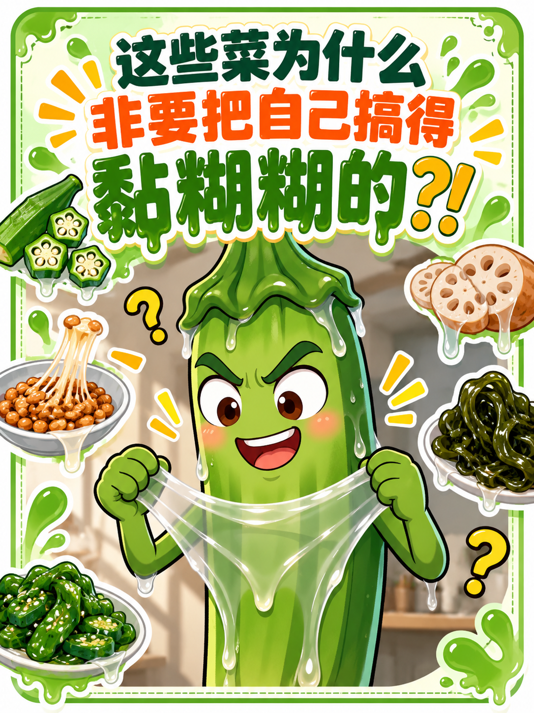 这些菜为什么非要把自己搞得黏糊糊的？