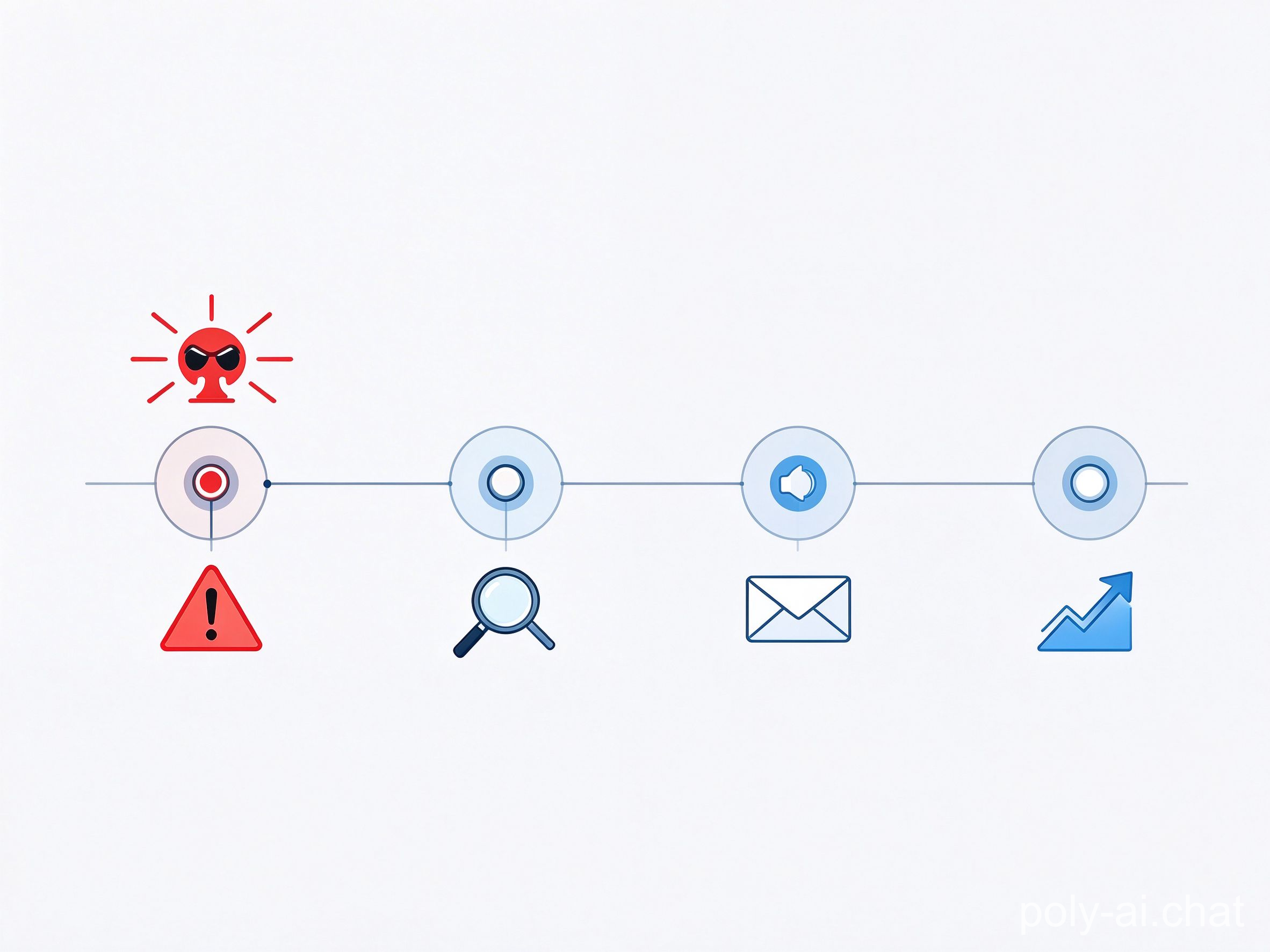 Timeline of the Medicare breach: intrusion, discovery, notification, escalation steps