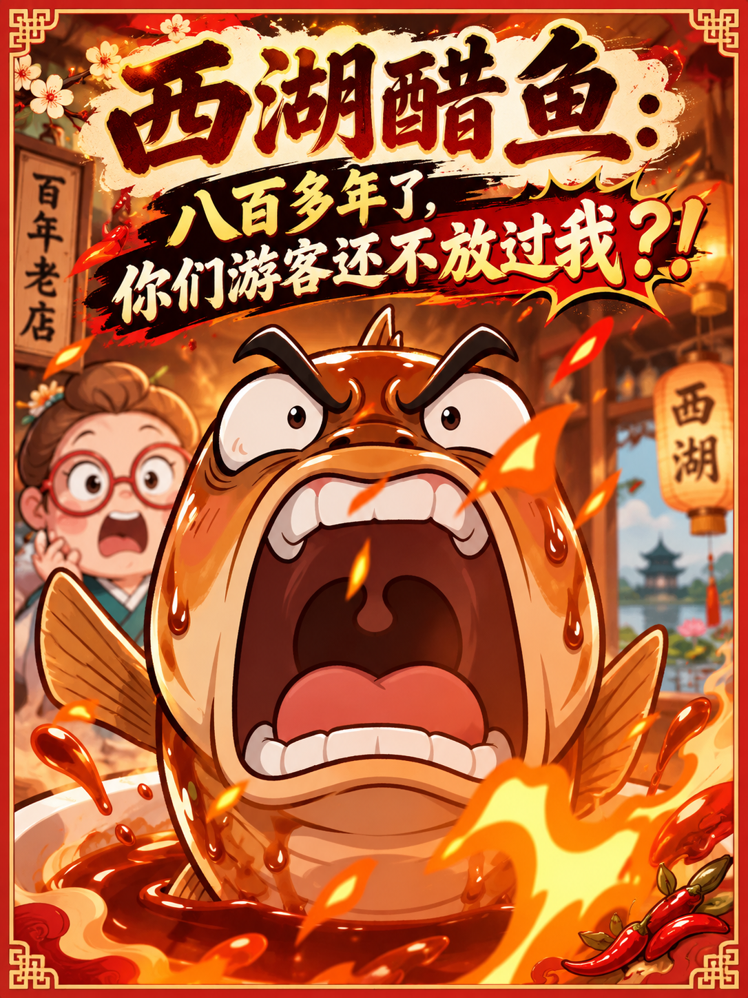 西湖醋魚為什麼又酸又甜？這道杭州名菜背後竟藏著一段故事