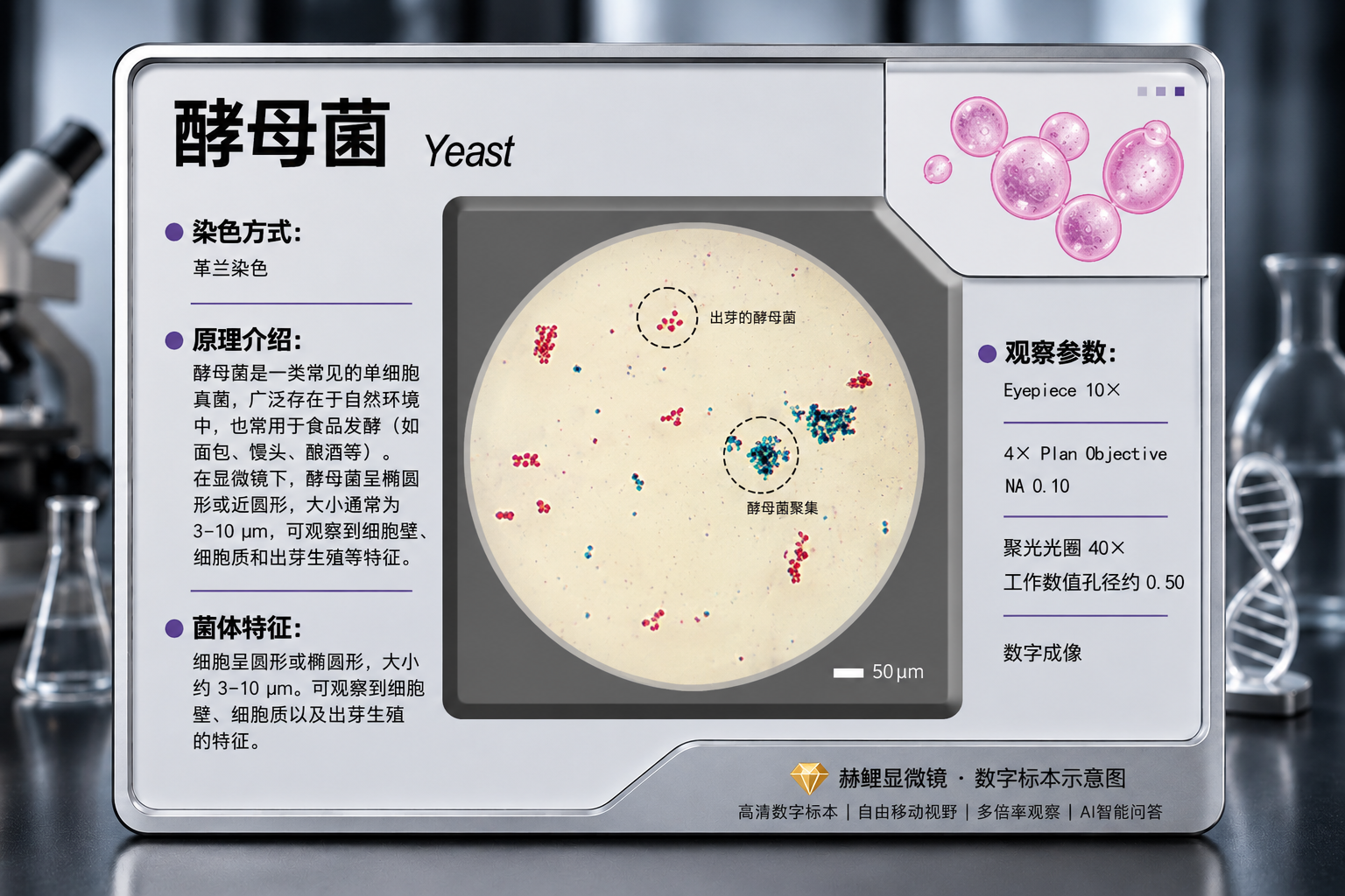 酵母显微镜
