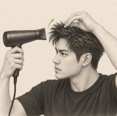 拨开头发先吹发根.png