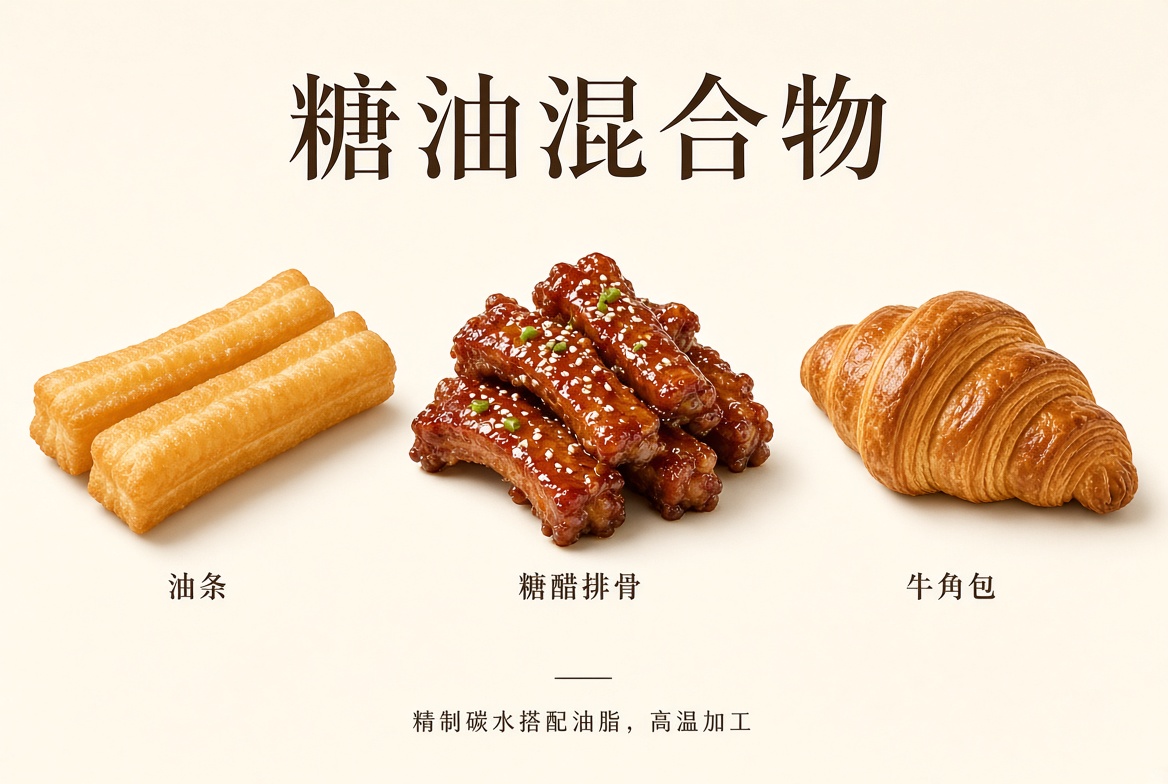 糖油混合物，脂肪，减脂