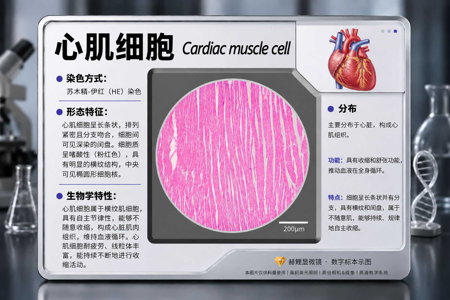赫鲤显微镜APP血管组织真实显微切片